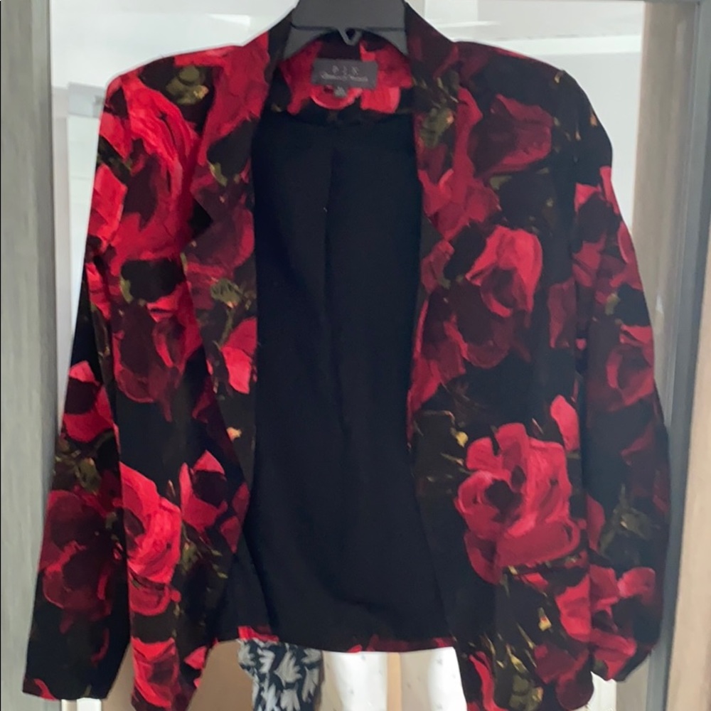 Red rose blazer!